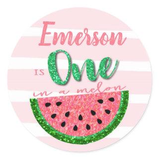 One in a melon, Watermelon Sticker, Label, Tag