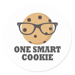 One Smart Cookie Classic Round Sticker