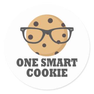 One Smart Cookie Classic Round Sticker