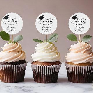 One smart cookie graduation party classic round sticker