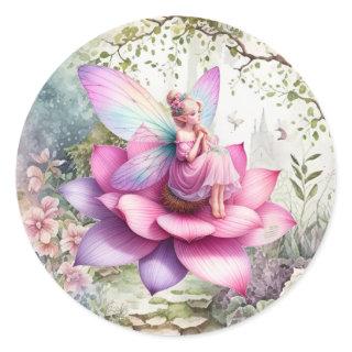 Onederful Fairy Enchanted Forest Birthday Sticker