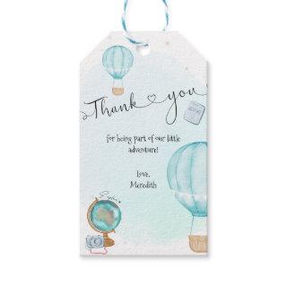 ONEderful World Adventure 1st First Birthday Gift Tags