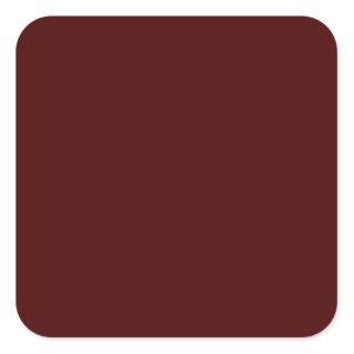 Only red brick gorgeous solid color OSCB16 Square Sticker