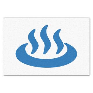 Onsen ♨ Hot Spring 温泉 Japanese Sign Tissue Paper