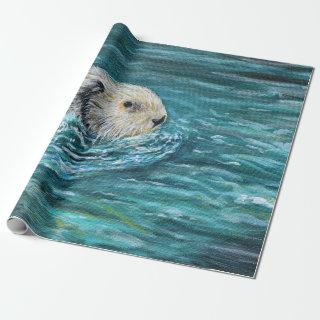 Ooh Goody Lunchtime Sea Otter Painting