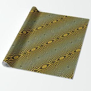 Op-Art Flash Gold and Black