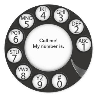 OPUS Call the Man! Classic Round Sticker