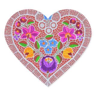 OPUS CHANGEABLE Lace Heart Heart Sticker