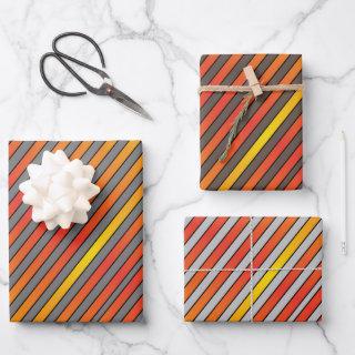 Orange and Red Lines  Sheets