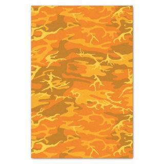 Orange Camo Tissue Paper