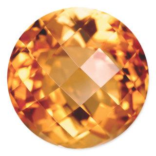 Orange Citrine Sticker