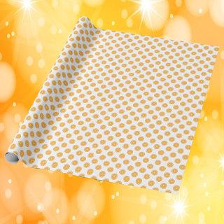 Orange Fruit Slice Pattern