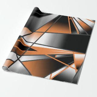 Orange Gradient Color Fill Mechanical Design