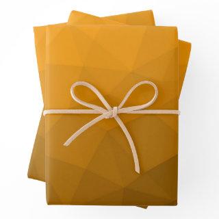 Orange gradient geometric mesh pattern  sheets