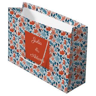 Orange Hibiscus Bloom Gift Bag