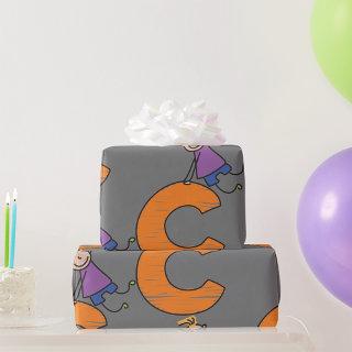 Orange Letter C