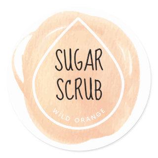 Orange Oil Drop Essential Oil Craft Label