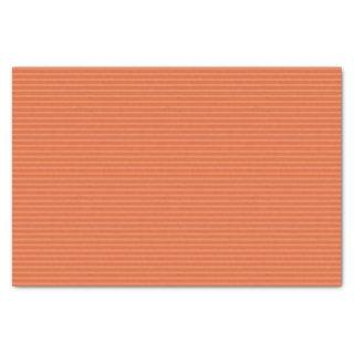 Orange Pinstripes Tissue Paper