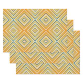 Orange Pop Alternative Diamond Pattern  Sheets