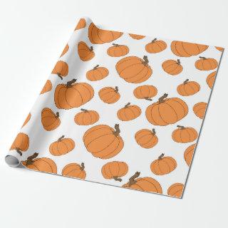 orange pumpkin pattern