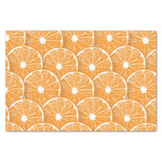 Orange slices tissue paper