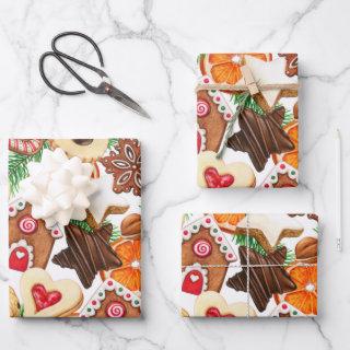 Orange Spice Christmas Cookies and Candy  Sheets