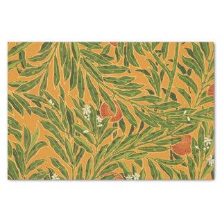 Orange Tree Vintage Wallpaper Pattern Art Nouveau Tissue Paper