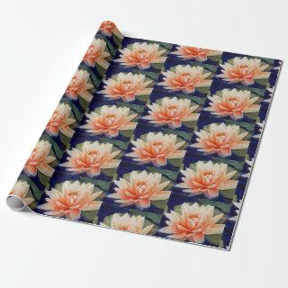Orange Waterlily Flower