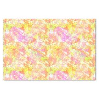 Orange Yellow Pink Tie Dye Watercolor Pattern Tissue Paper