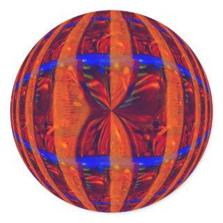 Orb Red sticker round