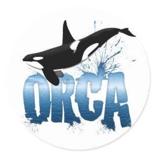 Orca Classic Round Sticker