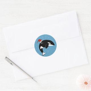 Orca Killer Whale  Classic Round Sticker