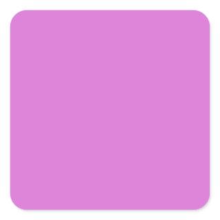 Orchid Purple DA70D6 Color, With Option for Image Square Sticker
