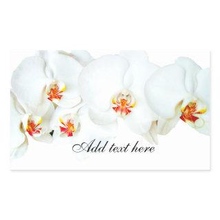 Orchids Love_ Rectangular Sticker
