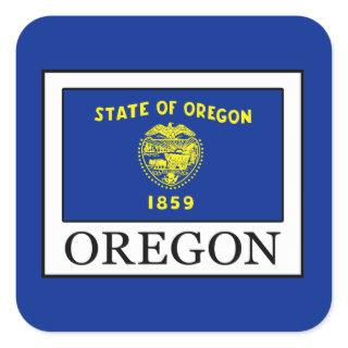 Oregon Square Sticker