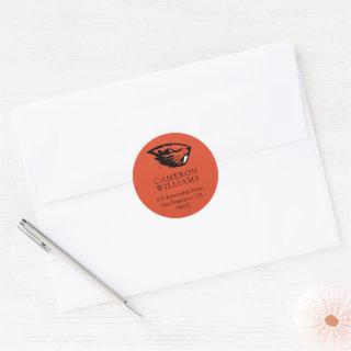 Oregon State Beavers | Beaver Head Classic Round Sticker