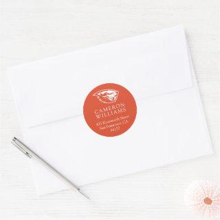 Oregon State Beavers | Beaver Head Classic Round Sticker