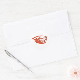 Oregon State Beavers | Beaver Head Classic Round Sticker