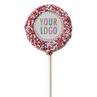 Oreo® Cookie Pops Custom Company Logo Pink & White