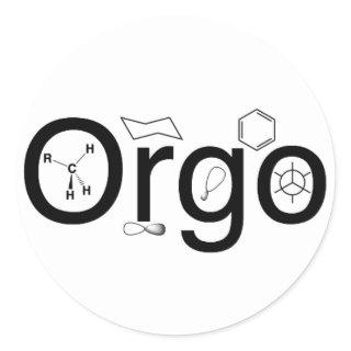 orgo chair Sticker