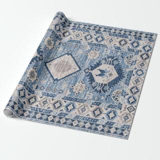 Oriental Antique Blue Kilim Rug