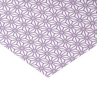 Oriental Purple Ayame Asanoha Japanese Oriental Tissue Paper