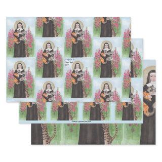 Original Crazy Cat Lady Gertrude Patron St of Cats  Sheets