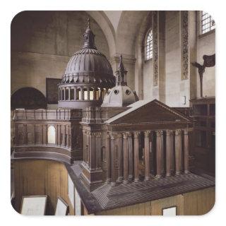 Original Design for St. Paul's Cathedral Square Sticker