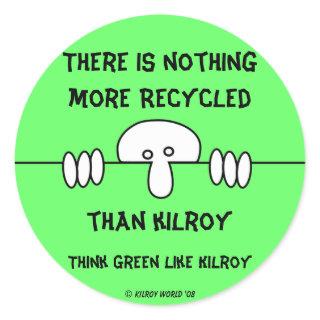 Original Kilroy Green Sticker