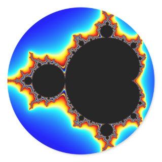Original Mandelbrot Set 03 - Fractal Classic Round Sticker