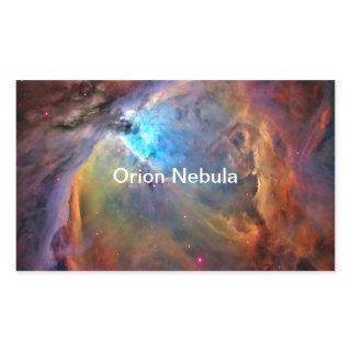 Orion Nebula Space Galaxy Rectangular Sticker