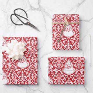 Ornate Red Grinch Pattern  Sheets
