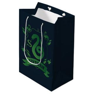 Ornate SLYTHERIN™ House Crest Medium Gift Bag