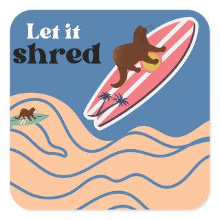 Otter Shred Sticker